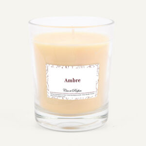 bougie parfumee Cire et Parfum ambre