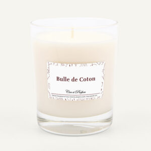 bougie parfumée Cire et Parfum bulle de coton