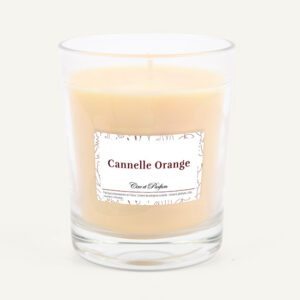 bougie parfumée Cire et Parfum cannelle orange