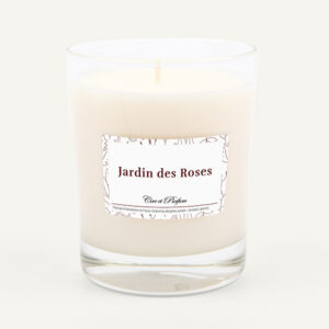 bougie parfumée Cire et Parfum jardin des roses