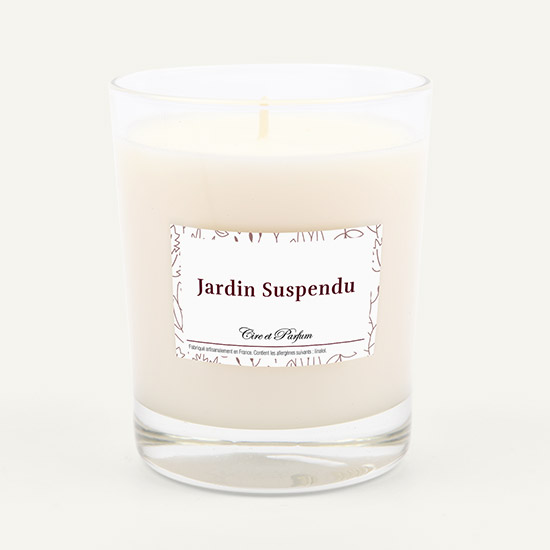 bougie parfumée Cire et Parfum jardin suspendu