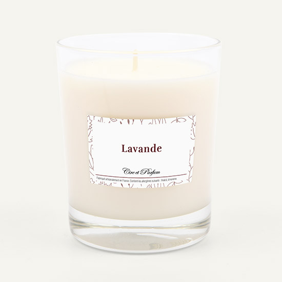 bougie parfumée Cire et Parfum lavande