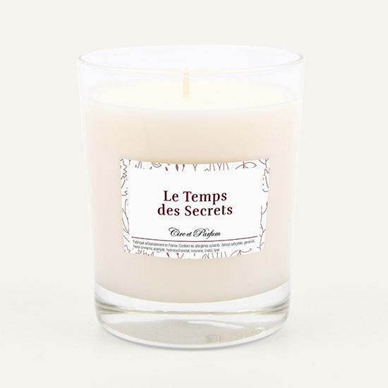 bougie parfumée Cire et Parfum le temps des secrets