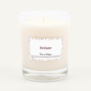 bougie parfumée Cire et Parfum océane