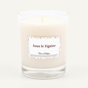 bougie parfumée Cire et Parfum sous le figuier