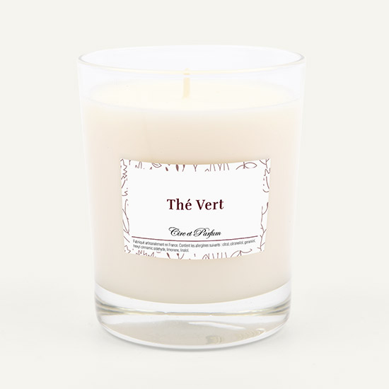 bougie parfumée Cire et Parfum the vert