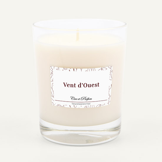bougie parfumée Cire et Parfum vent ouest