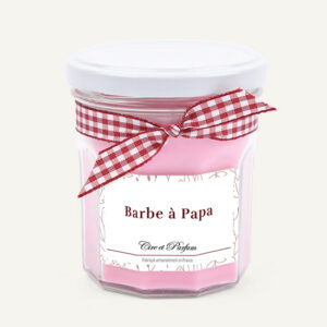 bougie parfumée Cire et Parfum barbe à papa