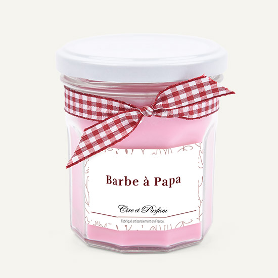 bougie parfumée Cire et Parfum barbe à papa