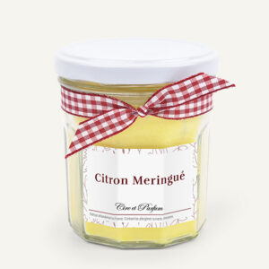 bougie parfumée Cire et Parfum citron meringué