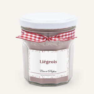 bougie parfumée Cire et Parfum liégeois