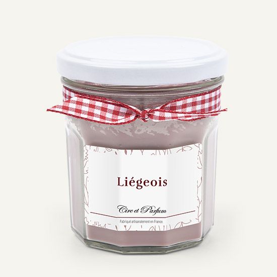 bougie parfumée Cire et Parfum liégeois