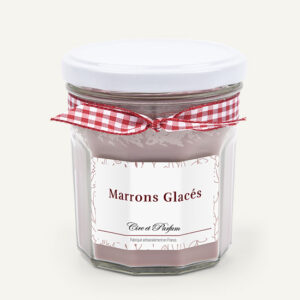 bougie parfumée Cire et Parfum marrons glacés