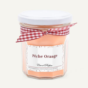 bougie parfumée Cire et Parfum peche orange