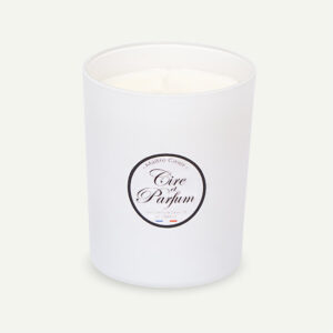 bougie parfumée Cire et Parfum maître cirier blanc
