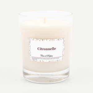 bougie parfumée citronnelle