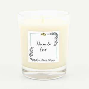 Bougie noces de cire - 4 ans de mariage