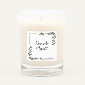 Bougie noces de muguet - 13 ans de mariage