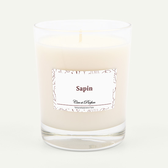 Bougie Parfumée Sapin - Cire et Parfum